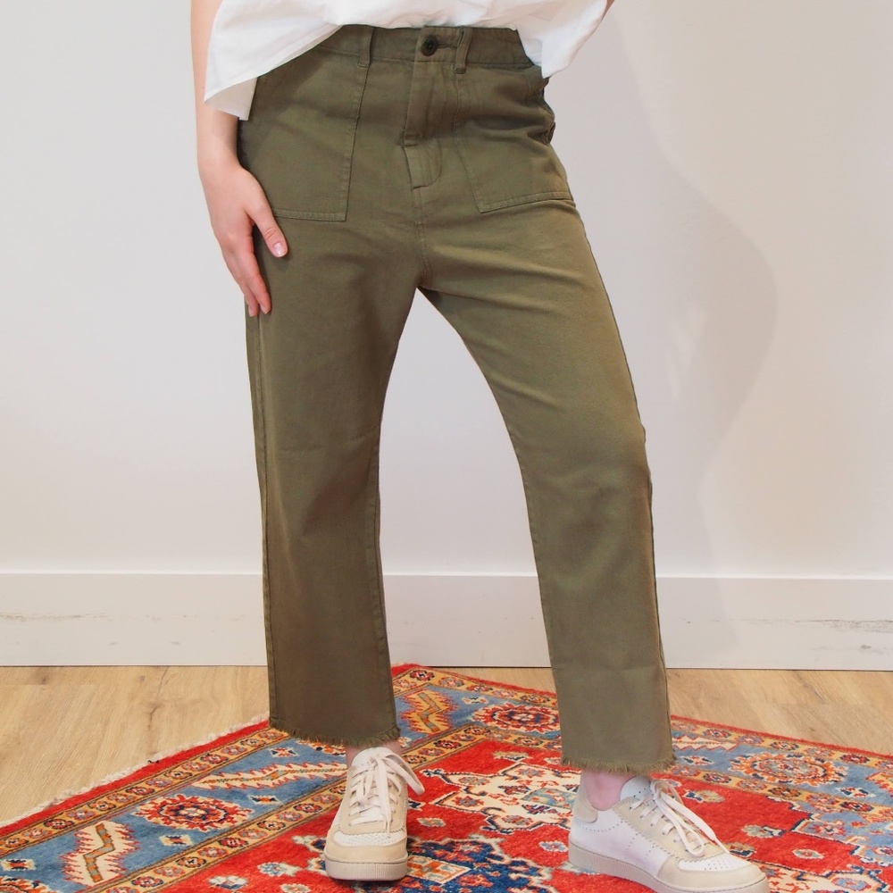 Frayed Ranger Pant, Green
